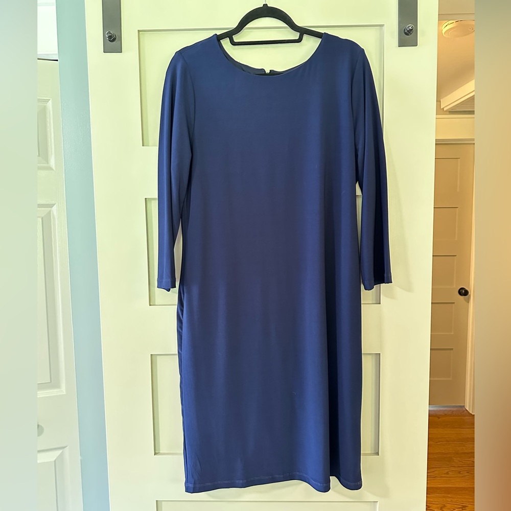 NWT Navy Long Sleeve Sheath Dress for Work